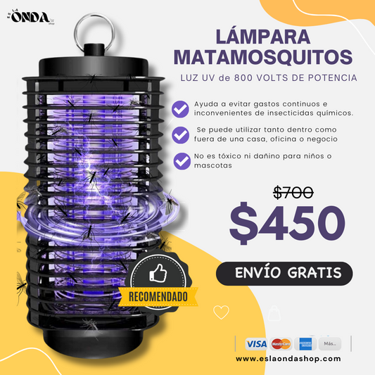 Lámpara Matamoscos LUZ UV