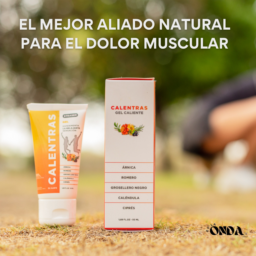 Calentras - Gel natural para el dolor muscular