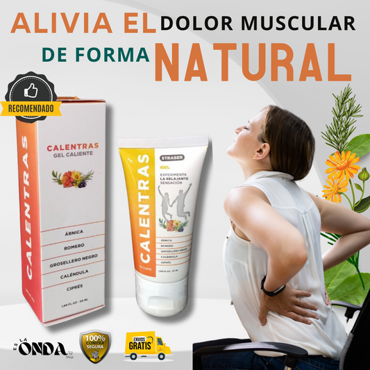 Calentras - Gel natural para el dolor muscular